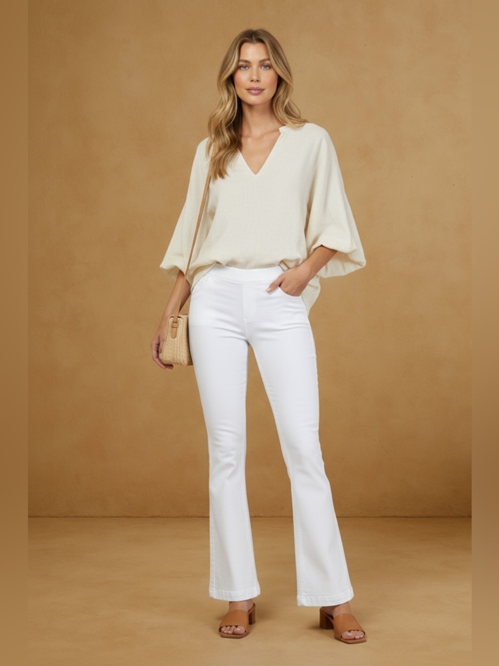 Mandalay Flex™ Denim  Mid Rise
Jeggings White Short  S, M, L and XL